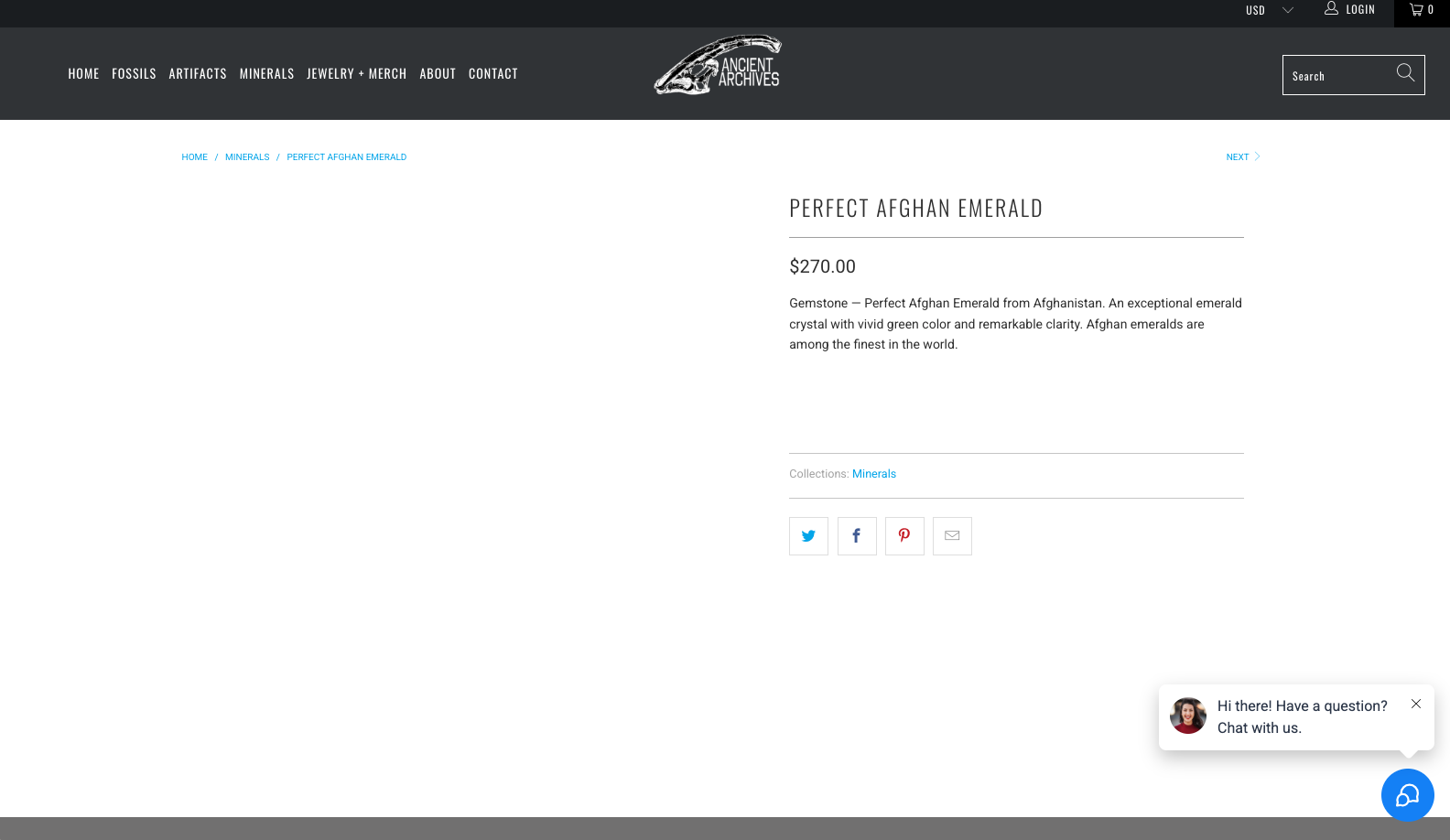 Ancient Archives old product page - Turbo Portland theme