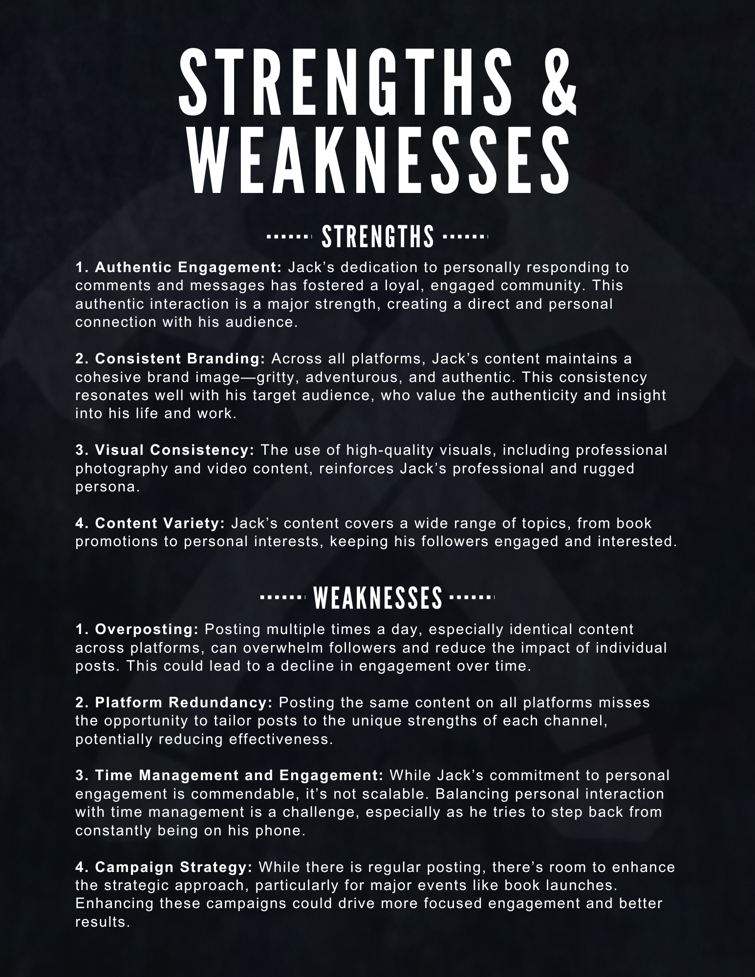 Jack Carr content strategy